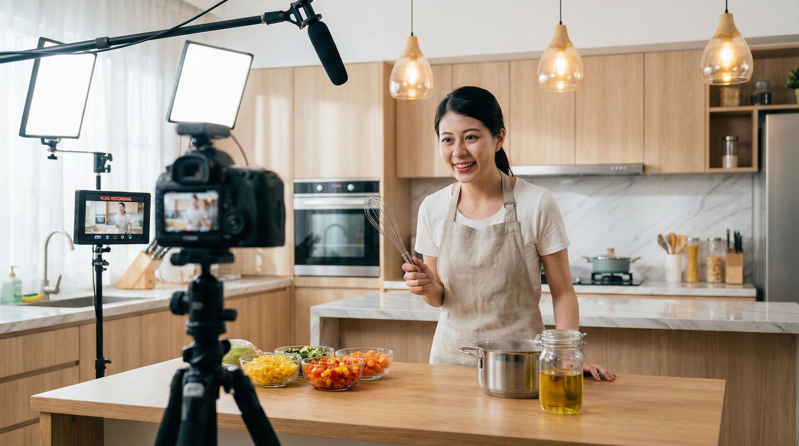 国产主播美食视频